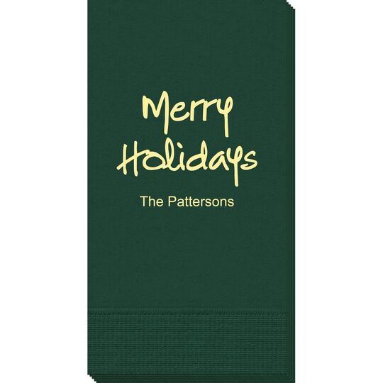 Studio Merry Holidays Guest Towels